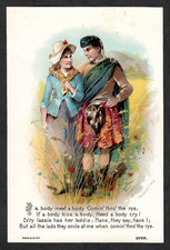 DR. JAYNE PATENT SANATIVE MEDICINE~SCOTTISH COUPLE & LYRICS~COMIN' THRO' THE RYE picture