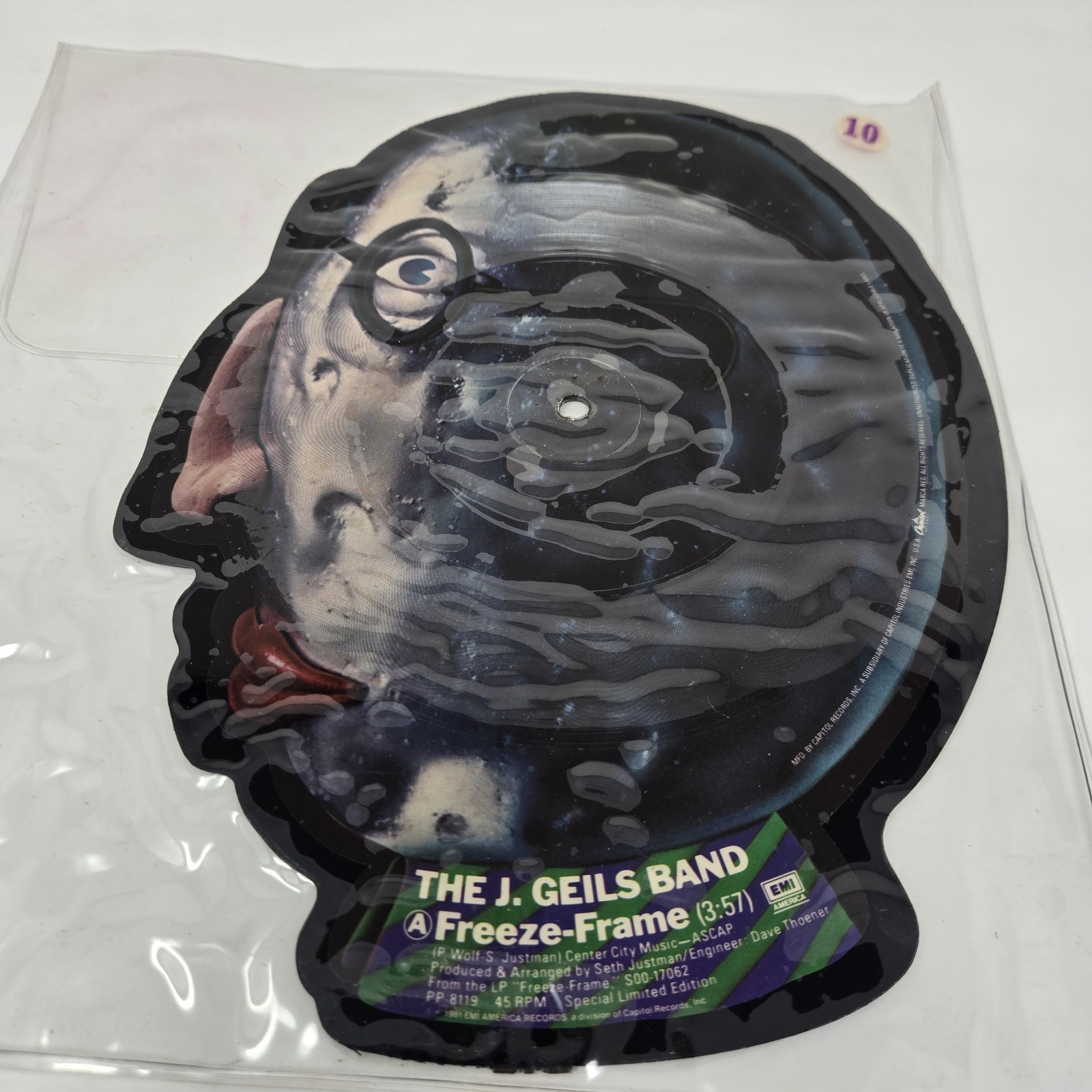 Vintage J. Geils Band - Centerfold and Freeze Frame Picture Disc Record SEALED