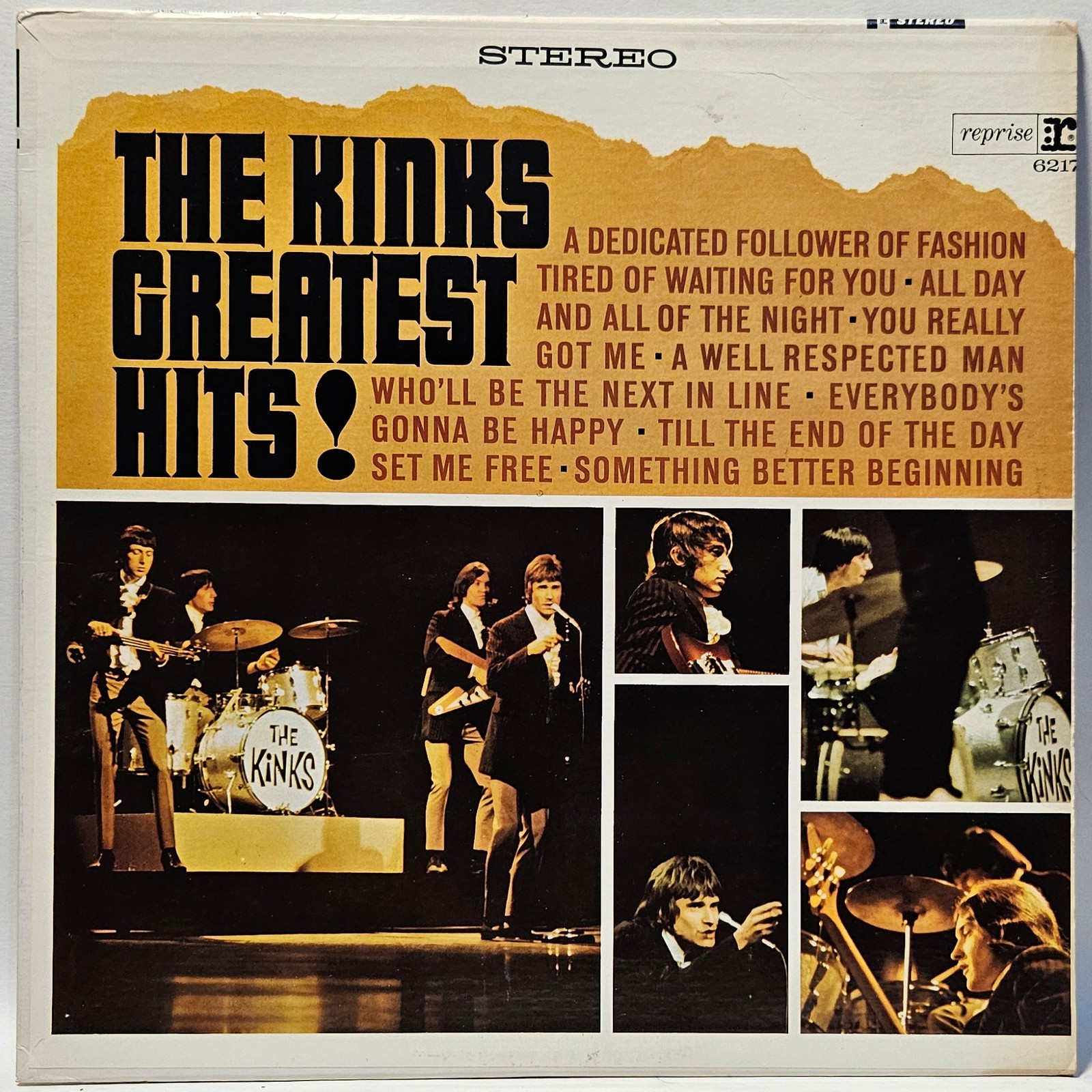 The Kinks - The Kink's Greatest Hits - 1966 Rock Tri-Co - VG+ - Ultrasonic Cln