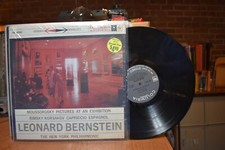 Bernstein Moussorgsky Pictures Rimsky-Korsakov Capriccio LP Columbia 2 Eye ST  picture
