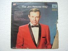 JIM REEVES THE JIM REEVES WAY 1st Press RARE LP record vinyl INDIA INDIAN VG+ picture
