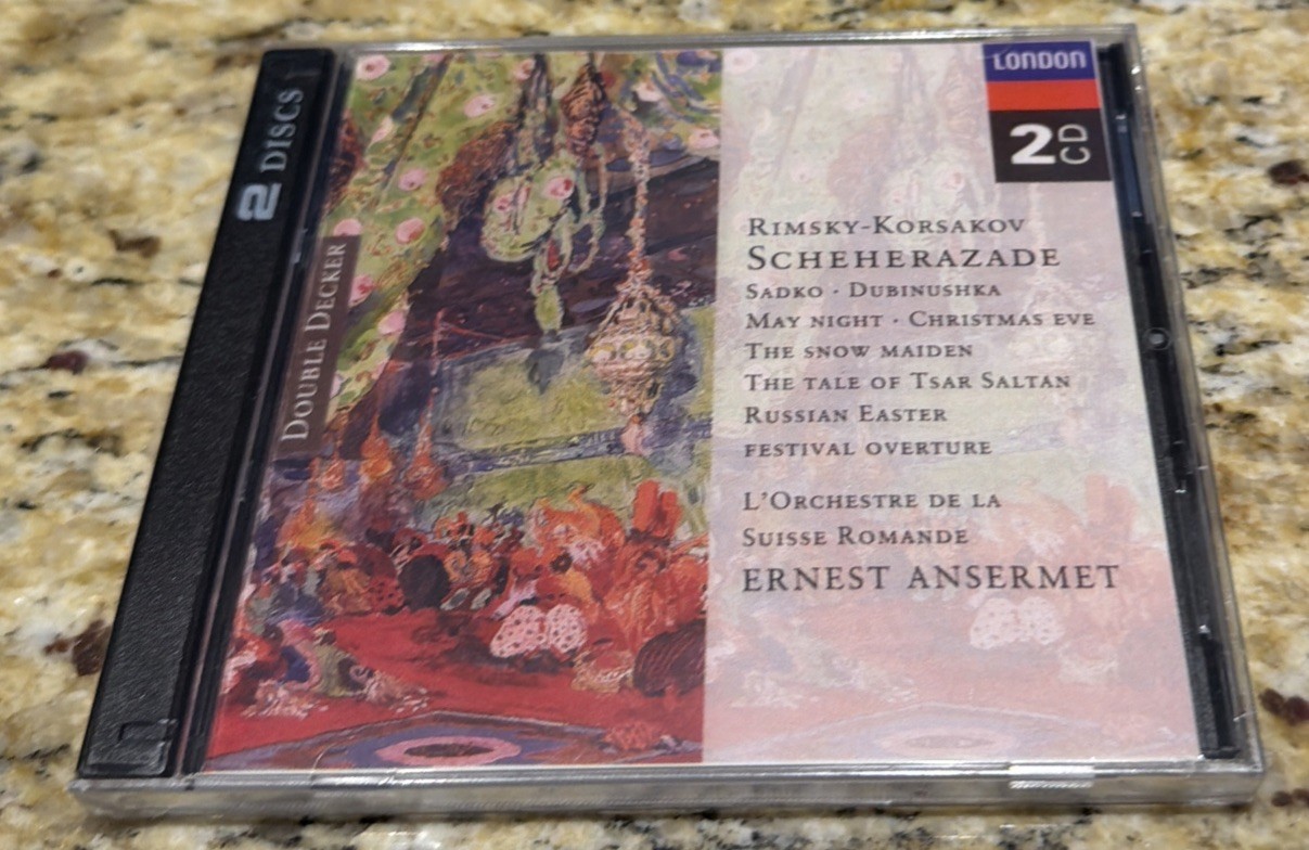 Rimsky-Korsakov : SCHEHERAZADE  :   Ernest Ansermet-  NEW SEALED 2-CD SET