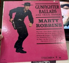 MARTY ROBBINS Gunfighter Ballads ORIG 6-EYE MONO LP NM/EX  Columbia CL-1349 picture