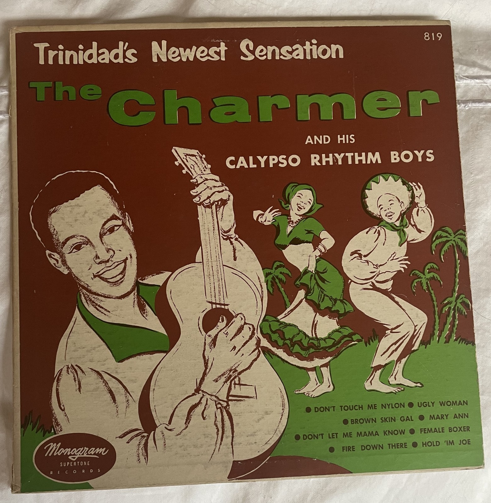 LOUIS FARRAKHAN aka THE CHARMER  - RARE 1954 CALYPSO 10