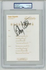 Bob Weir ~ Signed Autographed 