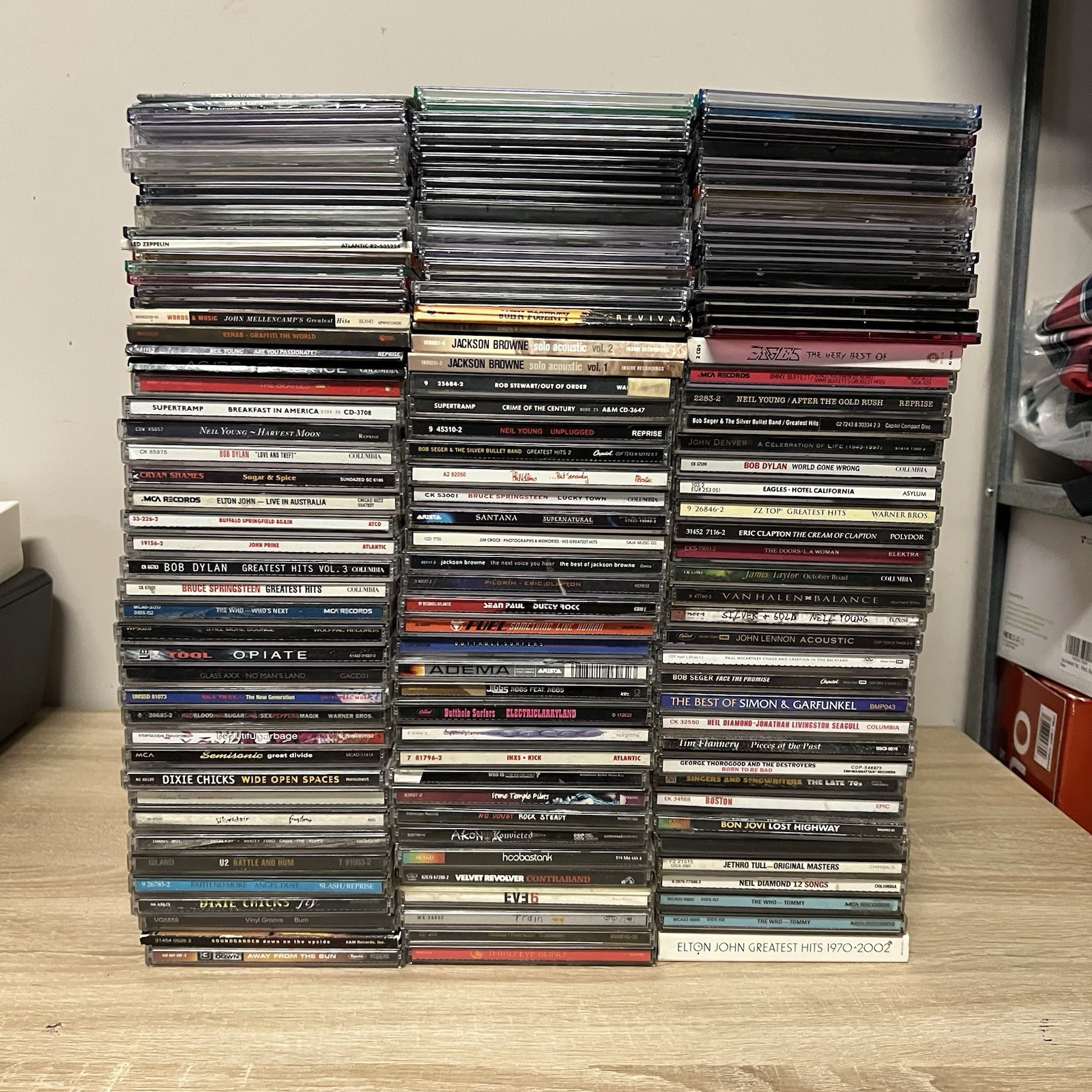 Lot of 135+ CDs Heavy Metal Rock Hard Rock Alternative Rock Punk Hip Hop Etc