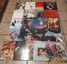Lot Of (21) LPs Metal-Hard Rock-Hair..Iron Maiden*Accept*UFO*Ultrasonic Cleaned picture