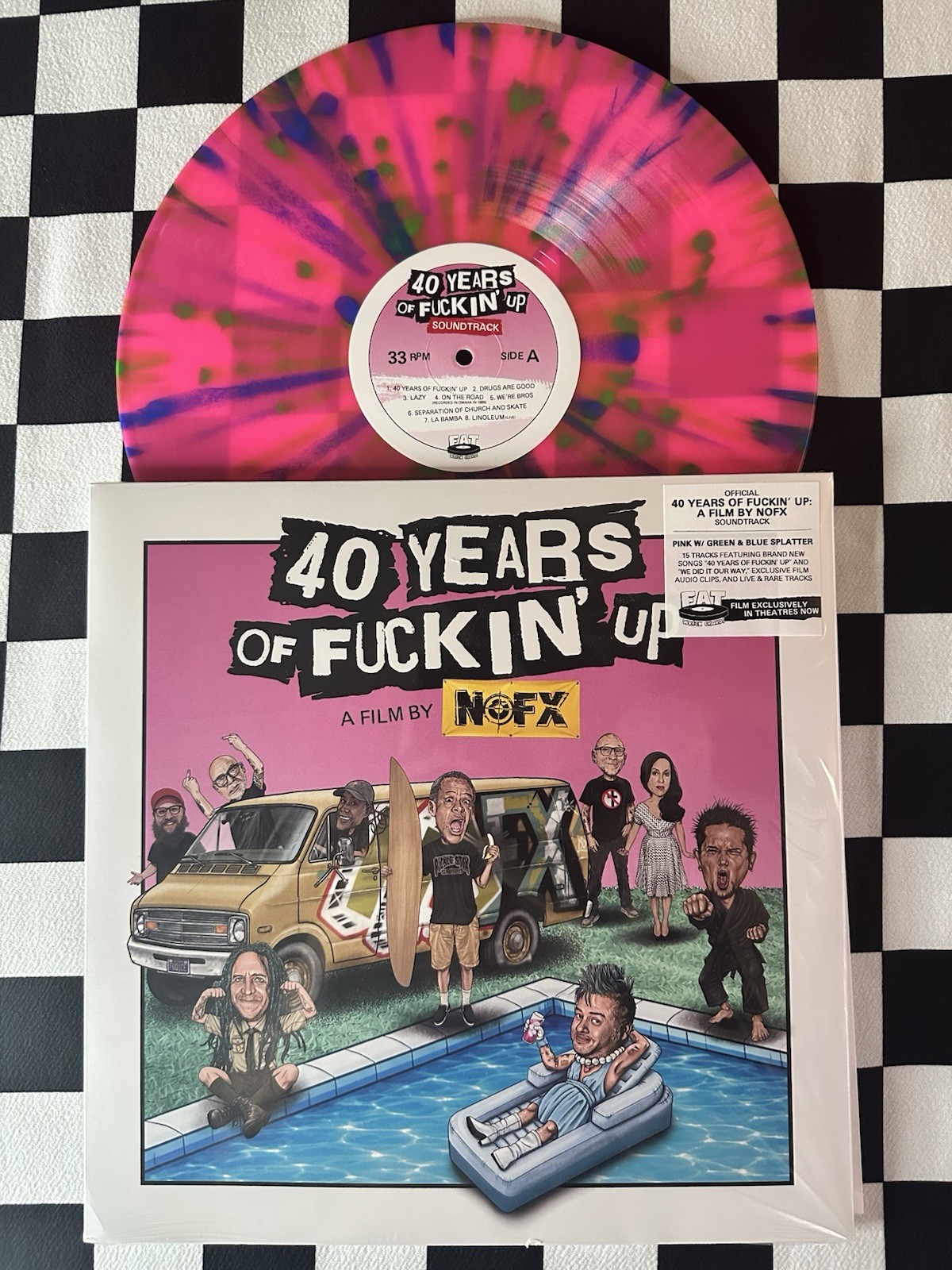 NOFX - 40 Years Of Fn Up - Color Splatter 12” Vinyl