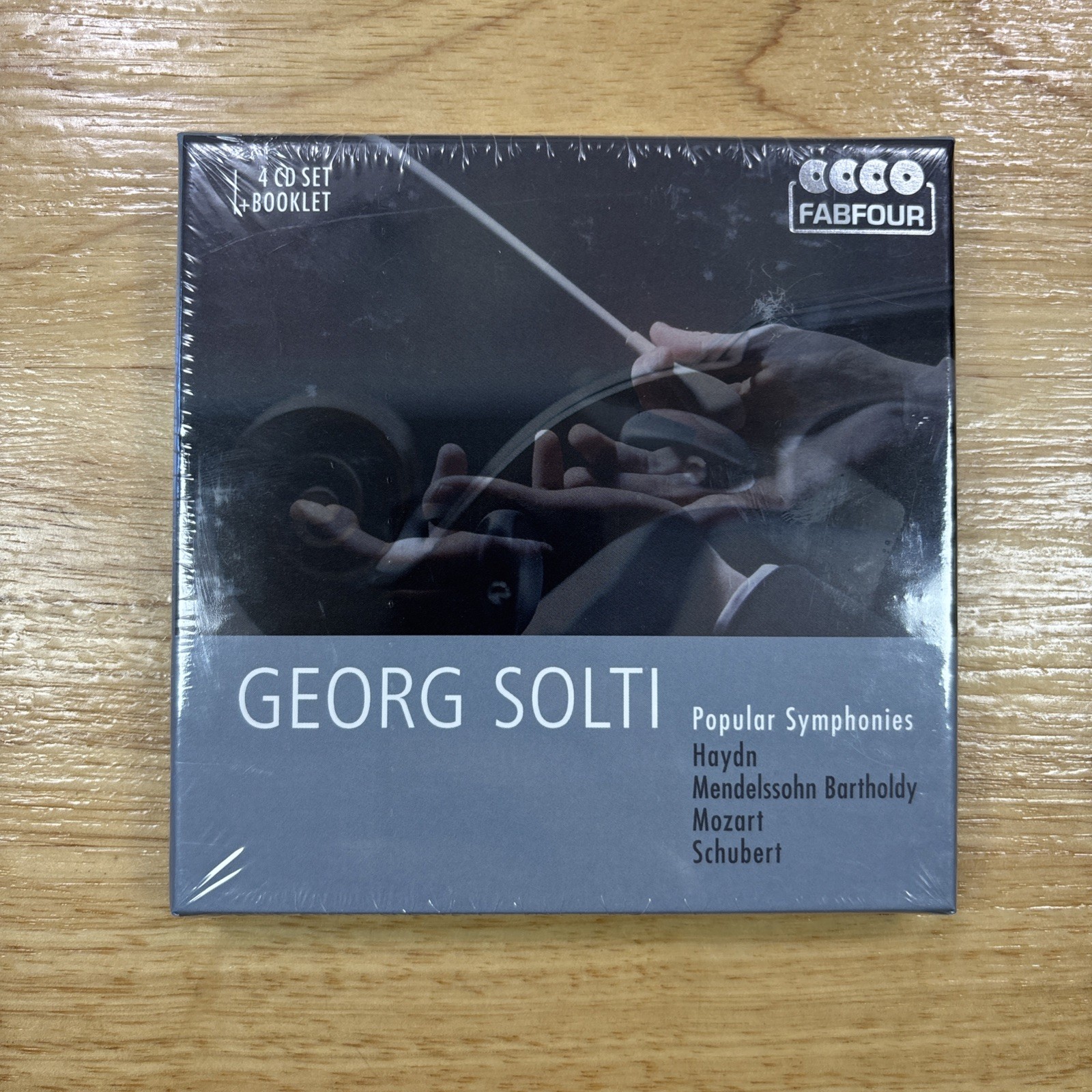 Georg Solti: Popular Symphonies (CD, 4 Disc, FabFour) New Sealed