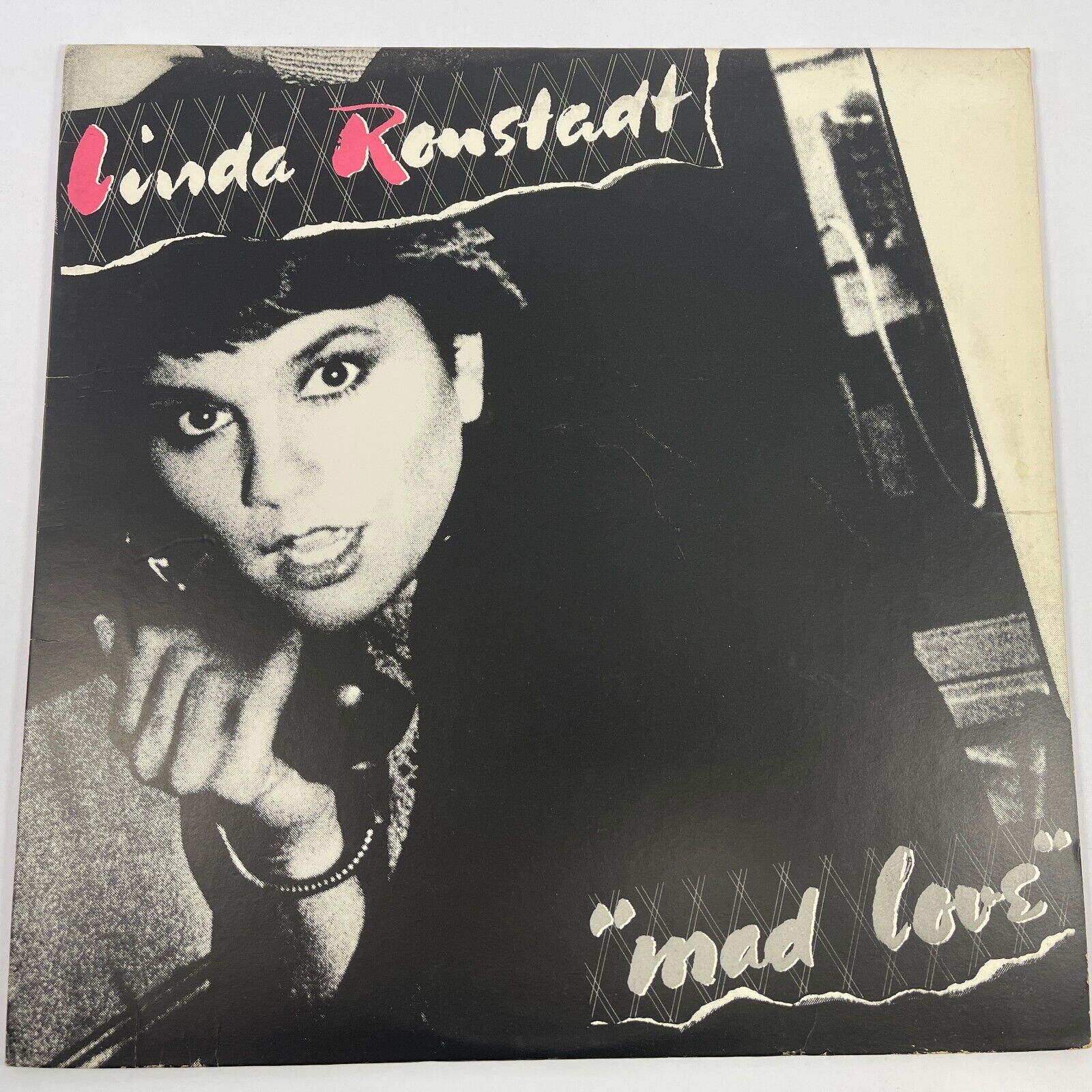 Linda Ronstadt Mad Love 1980 Vintage Vinyl Shrink VG+ Asylum Records 5E 510