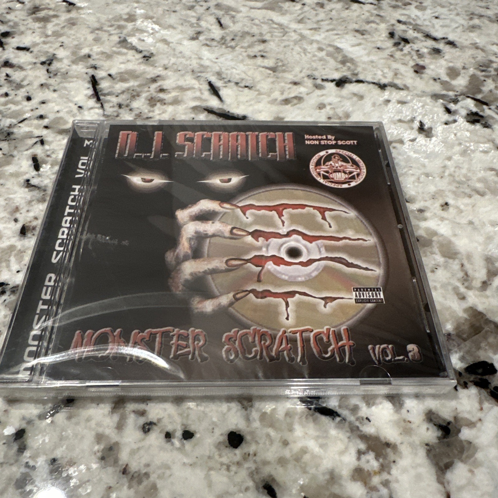 DJ Macadocious Nutt & DJ Scratch : Monster Scratch Vol 3 (CD Gumbo Mix) Rare OOP