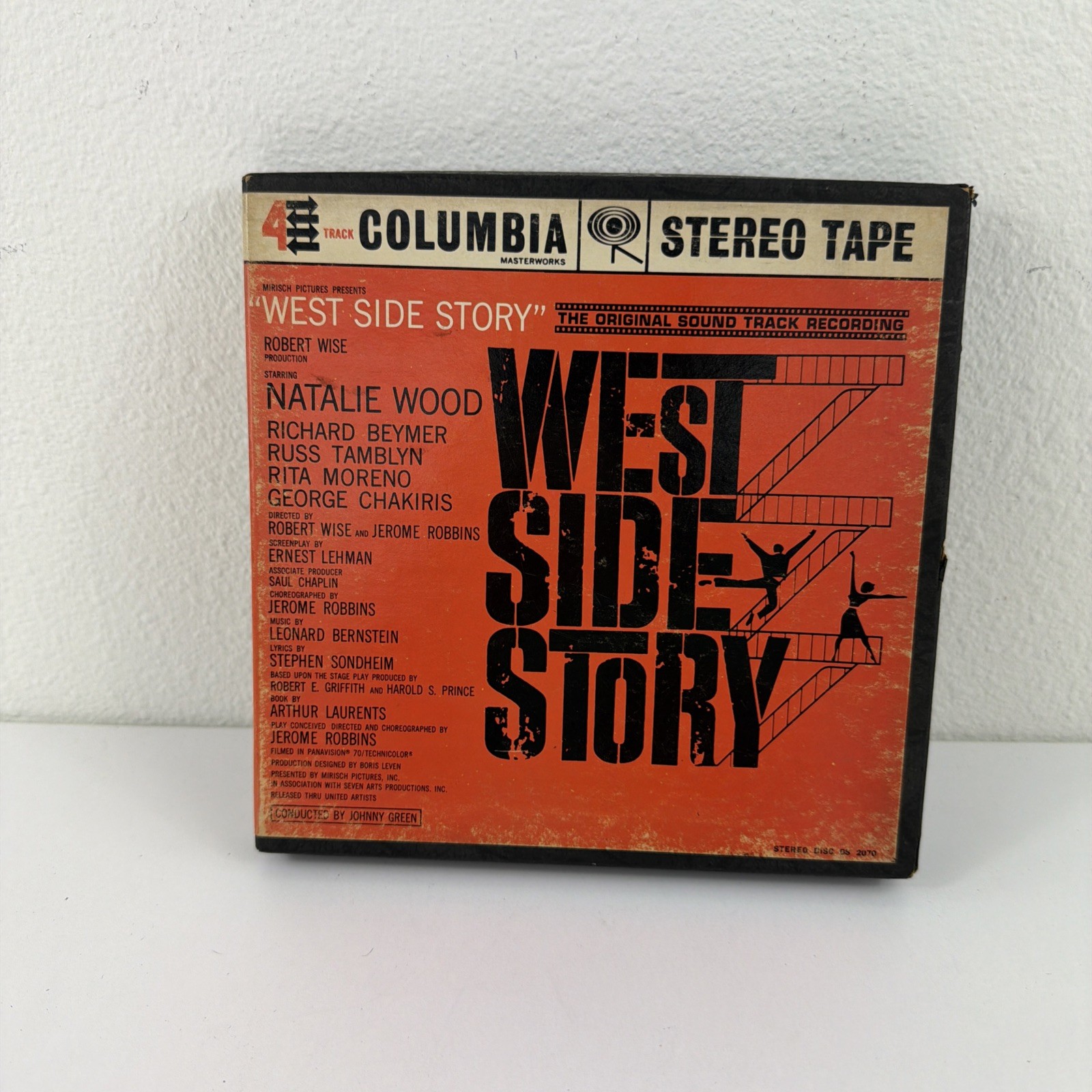 VTG West Side Story Soundtrack Reel Tape Columbia 4 Track w/ Inserts