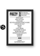 Fozzy KK's Steel  Mill Wolverhampton February 23 2024 Setlist picture