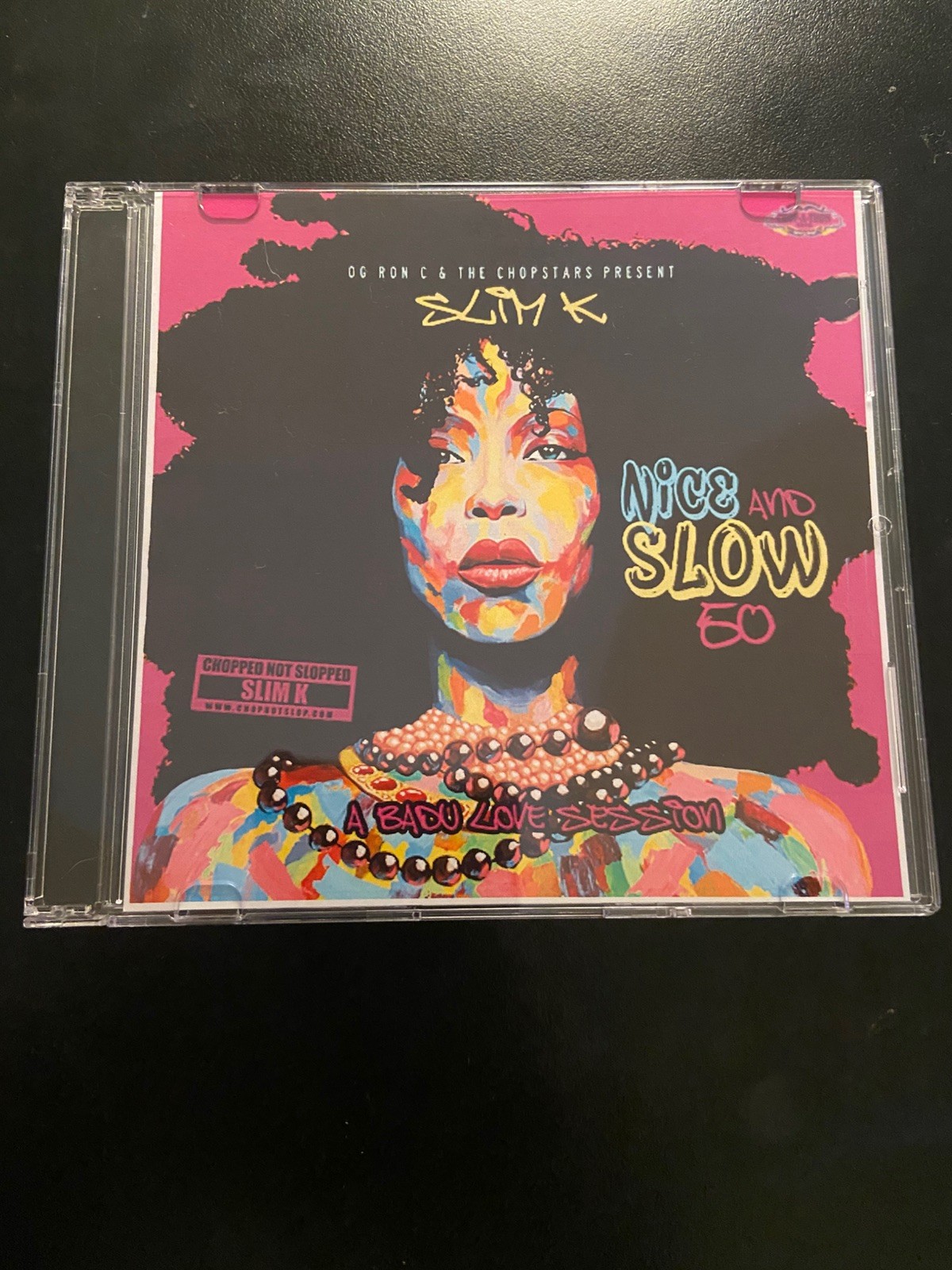 Erykah Badu CHOPPED AND SCREWED DJ SLIM K 2 disc PROMO mixtape CD