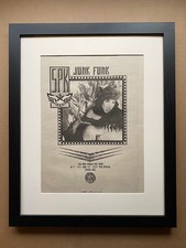 SPK JUNK FUNK (FRAMED) POSTER SIZED original music press advert from 1984 - The picture