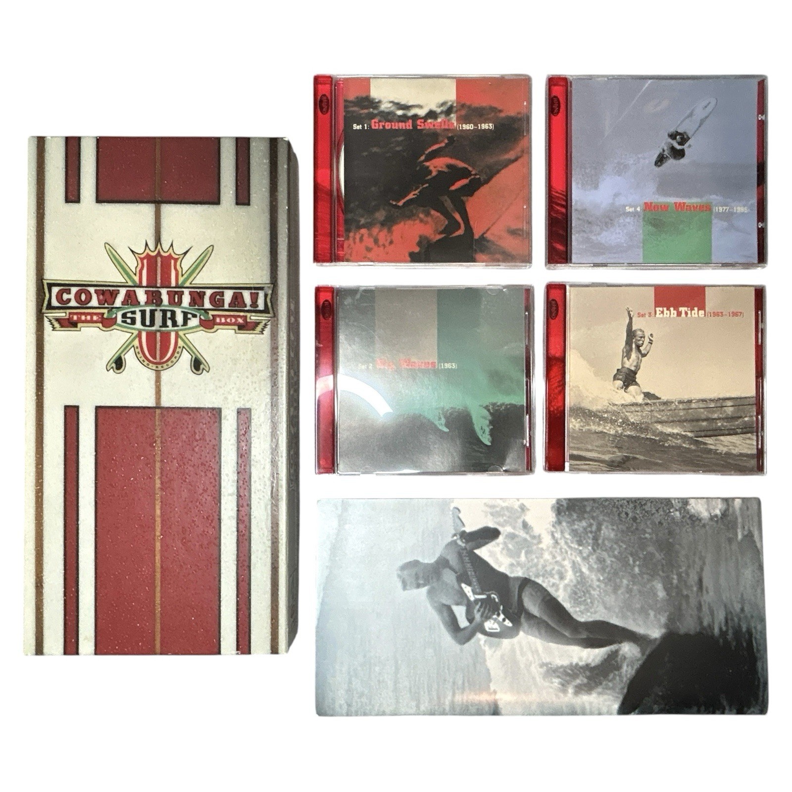 Cowabunga The Surf Box CD Set - Rhino Records 1996 4-Discs w/ Booklet