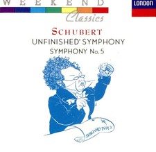 SCHUBERT Unfinished (No.8) and Sym No.5 / Istvan Kertész VPO (CD, 1989, London) picture