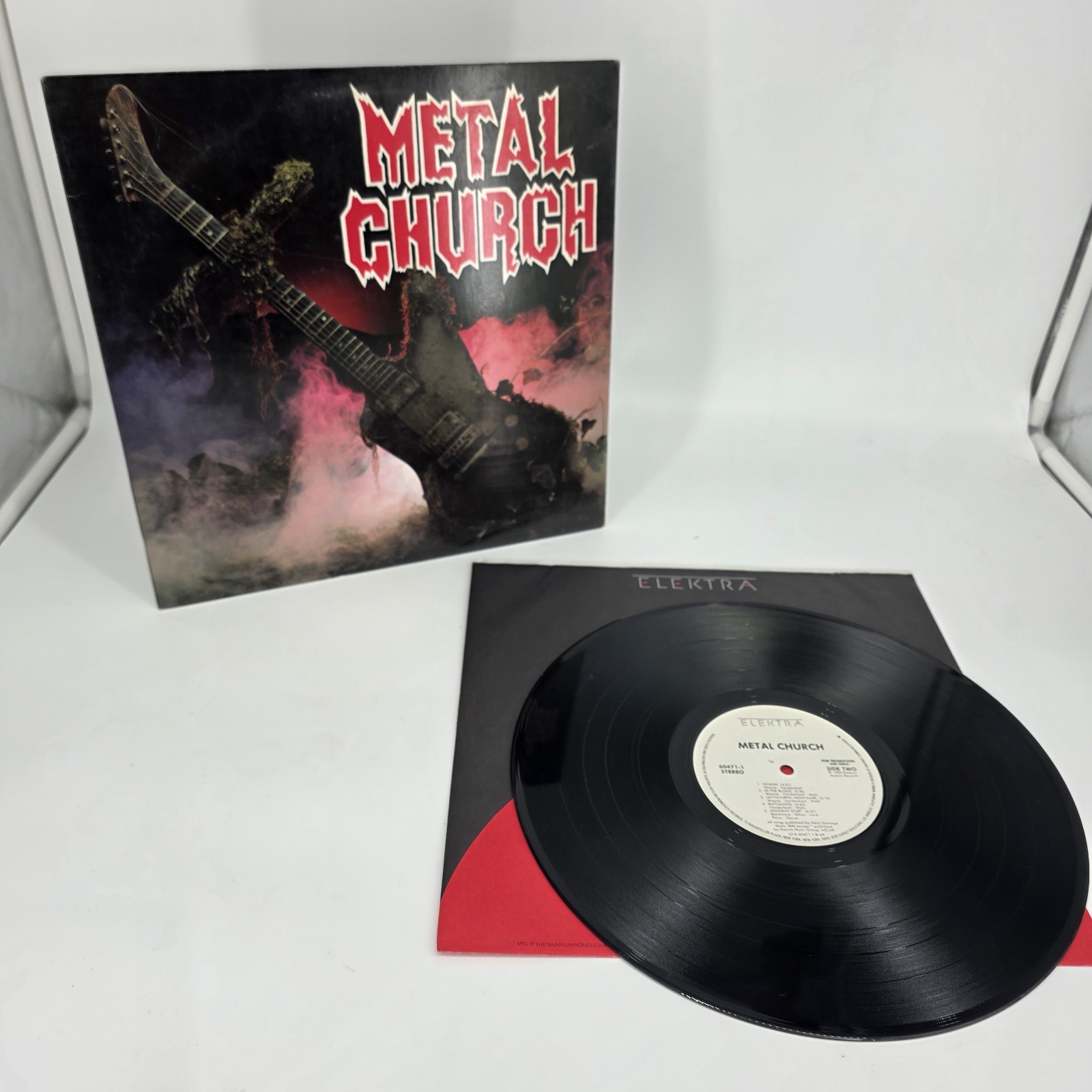 Metal Church Self Titled Debut Release 1985 Elektra Promotional Copy Promo Rare