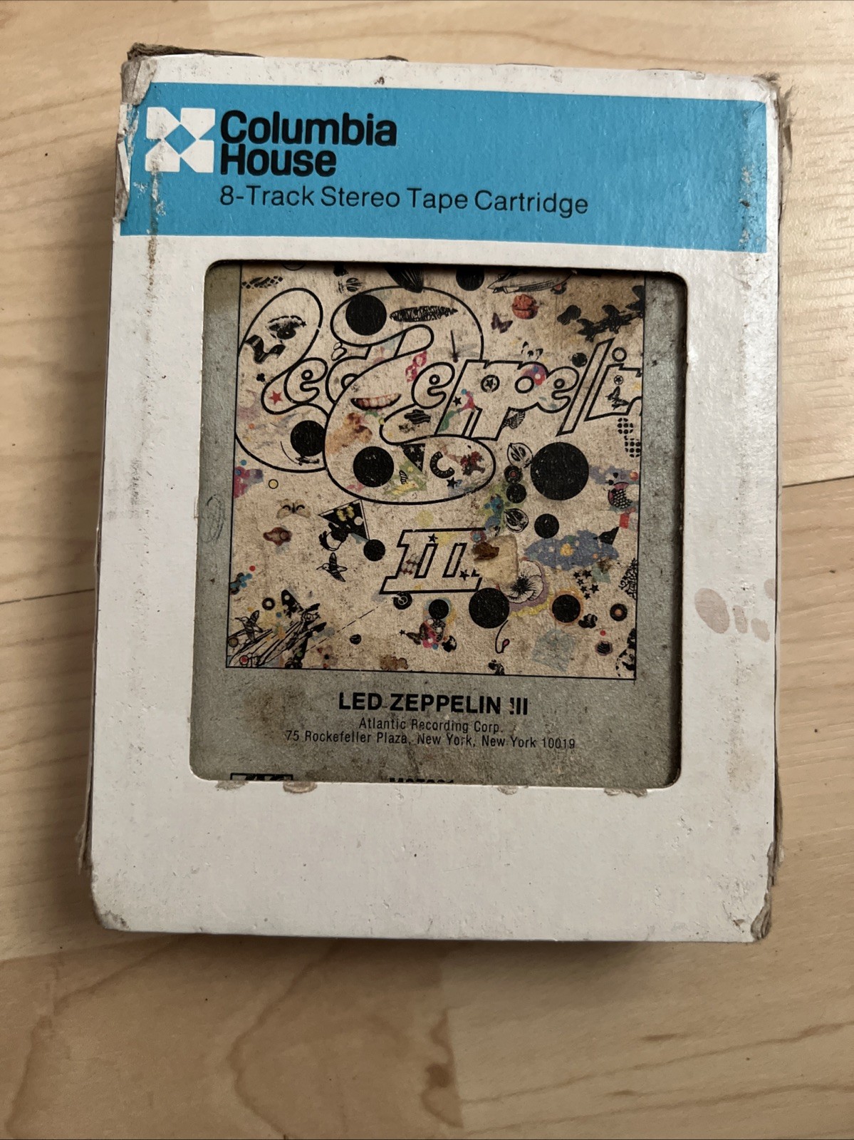 Columbia House Eight Track Stereo Tape Led Zeppelin Three