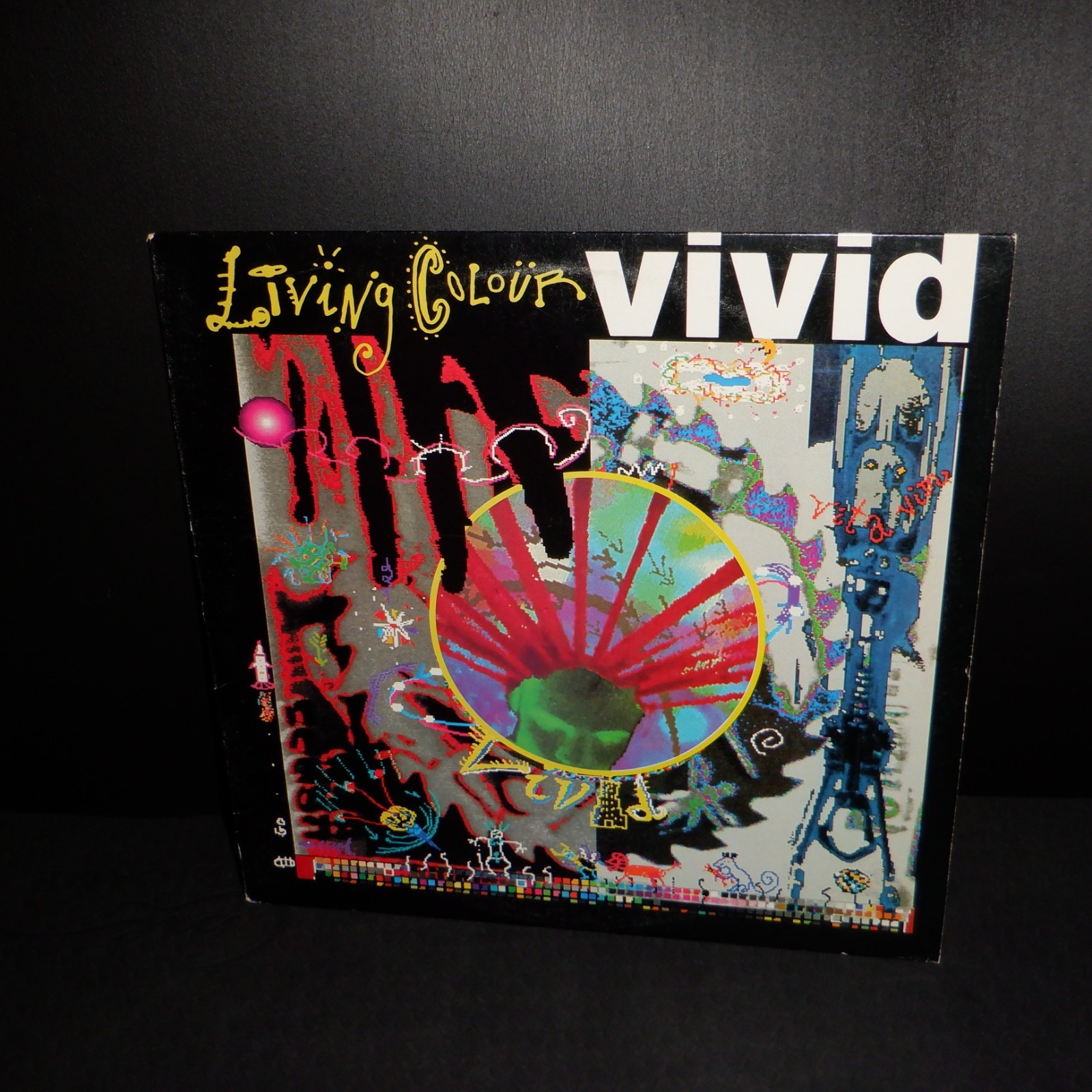 LIVING COLOR vinyl VIVID 1988 CBS Vernon Reid William Calhoun CULT OF PERSONALIT