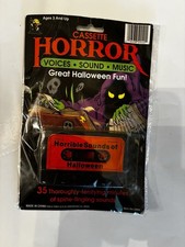 Halloween Novelty Horror Monster Cassette Tape Vintage  picture