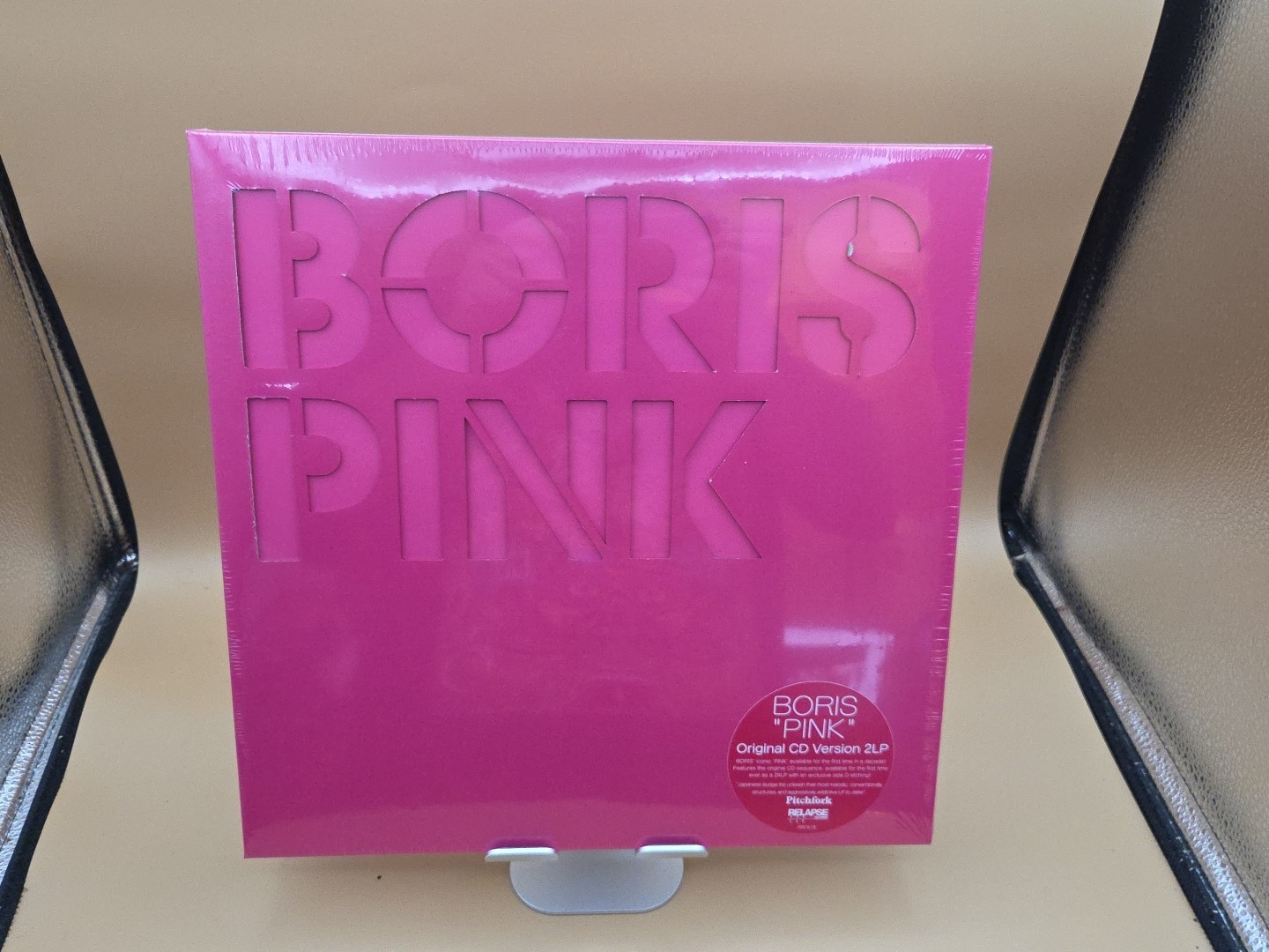 boris pink 2lp vinyl record original cd version neon pink cloudy effect 557