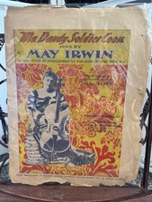 Antique Early 1900s Sheet Music Collection - Ma Dandy Soldier Coon & An Educated picture