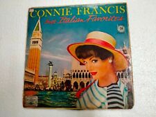 CONNIE FRANCIS SINGS ITALIAN FAVORITES 1st Press RARE LP record vinyl INDIA VG+ picture