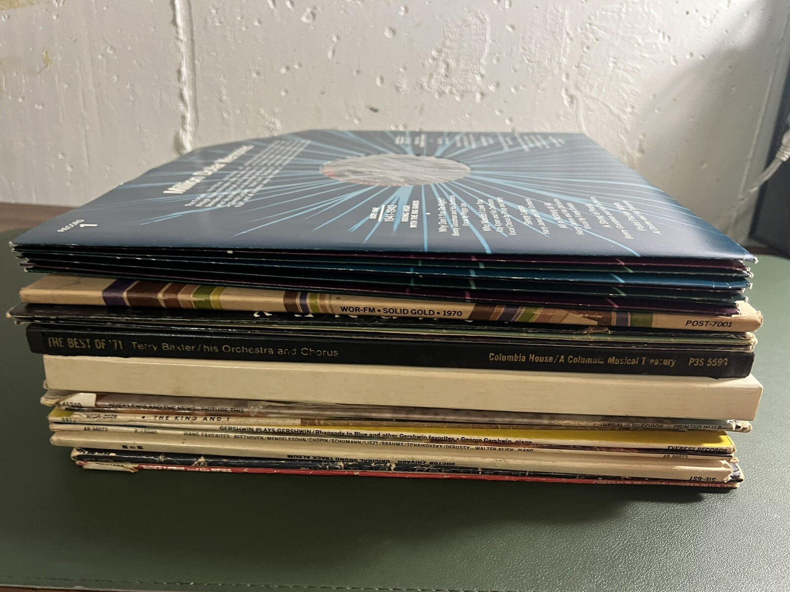 Lot Of Vinyl Record For Parts Untested Scratch Dirty Damaged