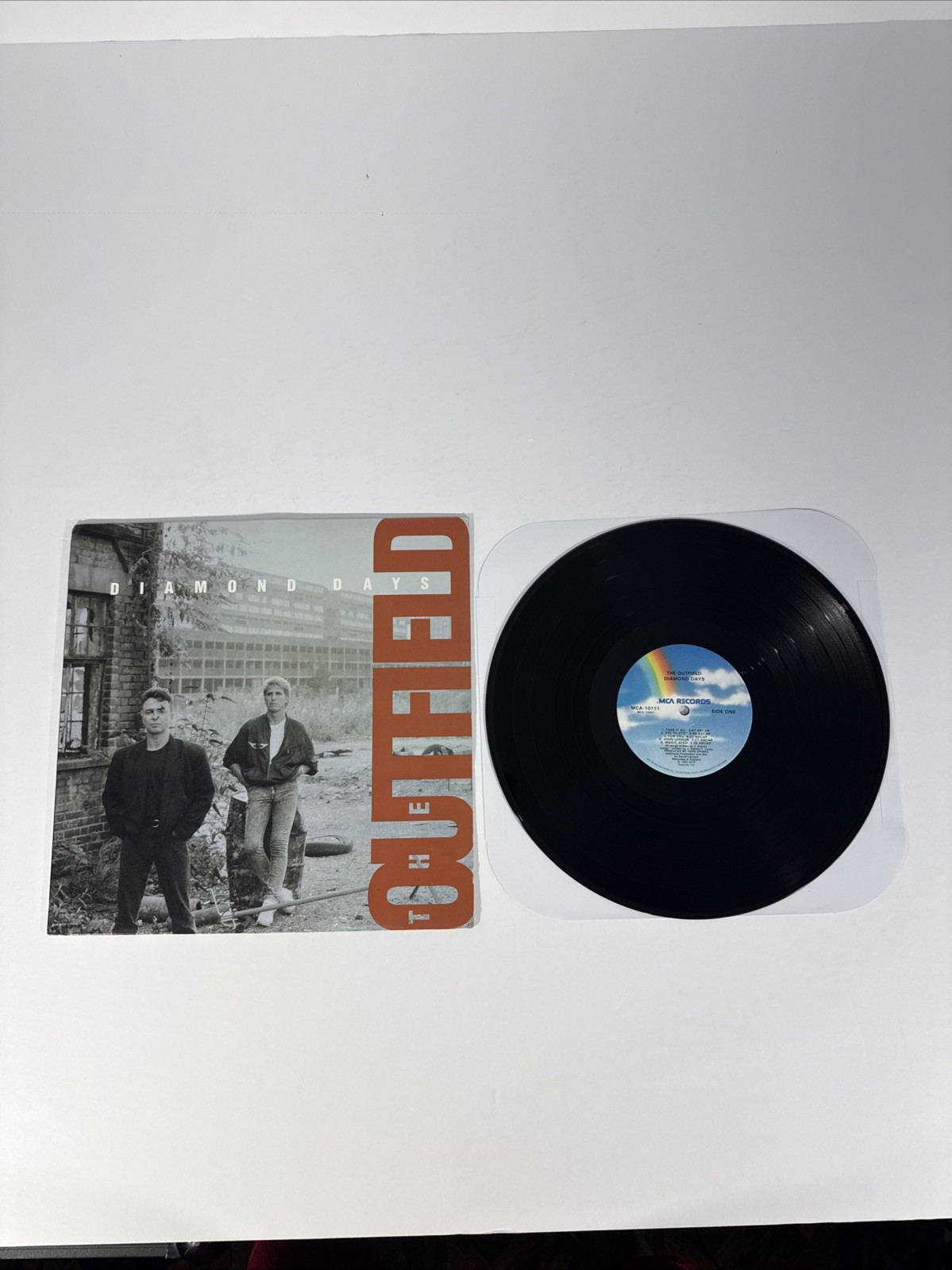 THE OUTFIELD Diamond Days (Record 1990) Used Original Pressing MCA