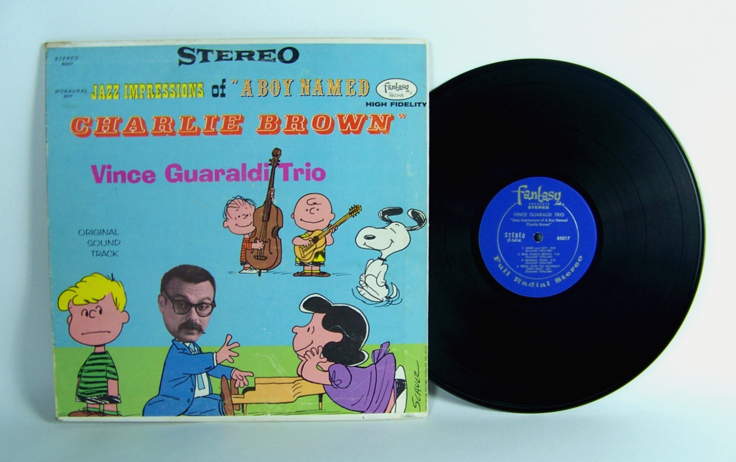 Vince Guaraldi Trio Jazz Impressions A Boy Named Charlie Brown LP Fantasy 85017
