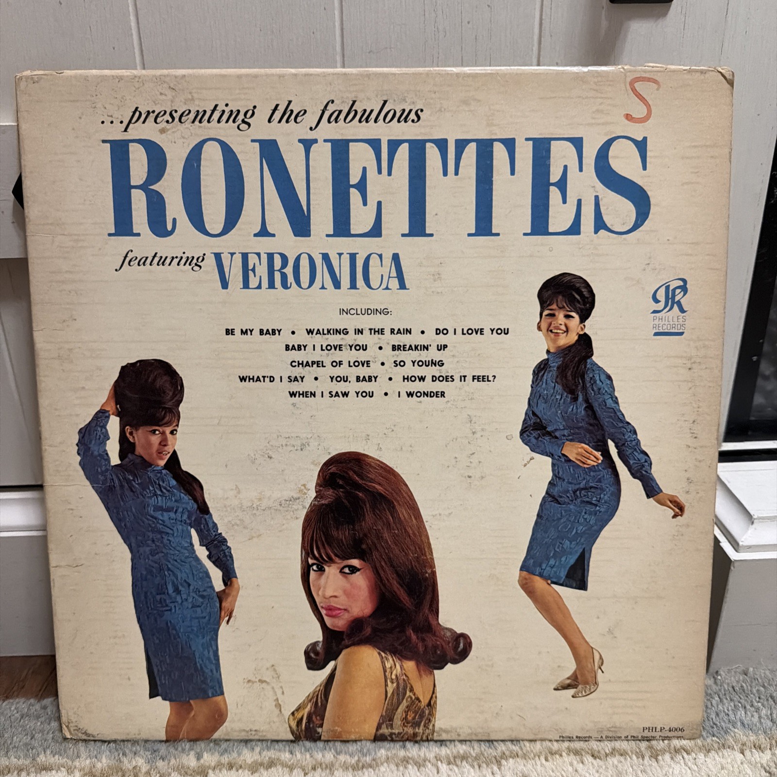 RARE Presenting Fabulous Ronettes 1964 STEREO LP ST-90721 CAPITOL CLUB Mispell