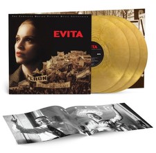 Evita The Complete Motion Picture Soundtrack Gold Nugget 3LP Vinyl PRE ORDER picture