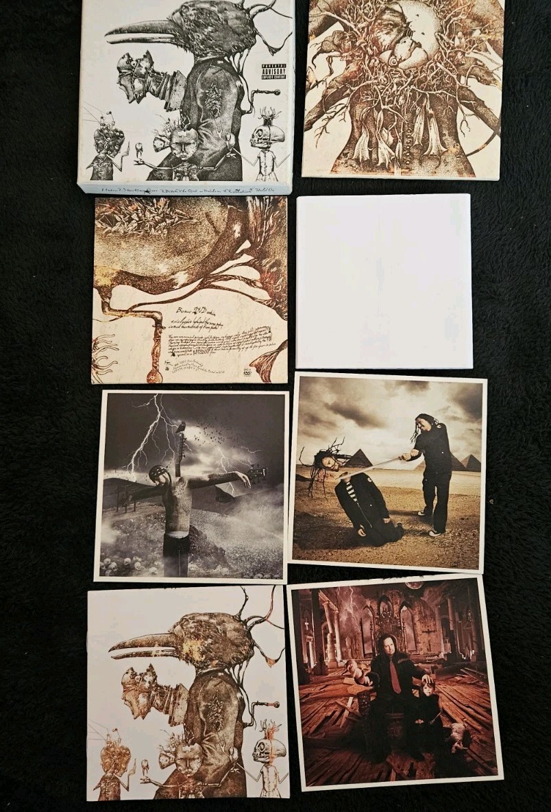 KORN Untitled 2007 Limited Deluxe Box CD+DVD Complete Poster Cards Booklet EX/NM