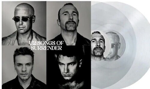 U2 SONGS OF SURRENDER U2COM SO EDITION CRYSTAL CLEAR 180G VINYL 2XLP HYPE SEALED