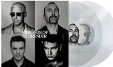 U2 SONGS OF SURRENDER U2COM SO EDITION CRYSTAL CLEAR 180G VINYL 2XLP HYPE SEALED picture