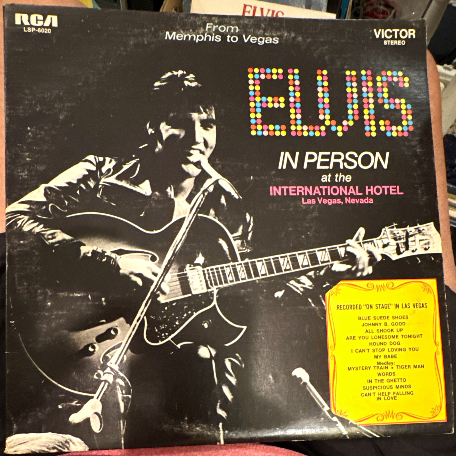 Elvis Presley From Memphis to Vegas/Elvis In Person VINYL LP RCA LSP-6020