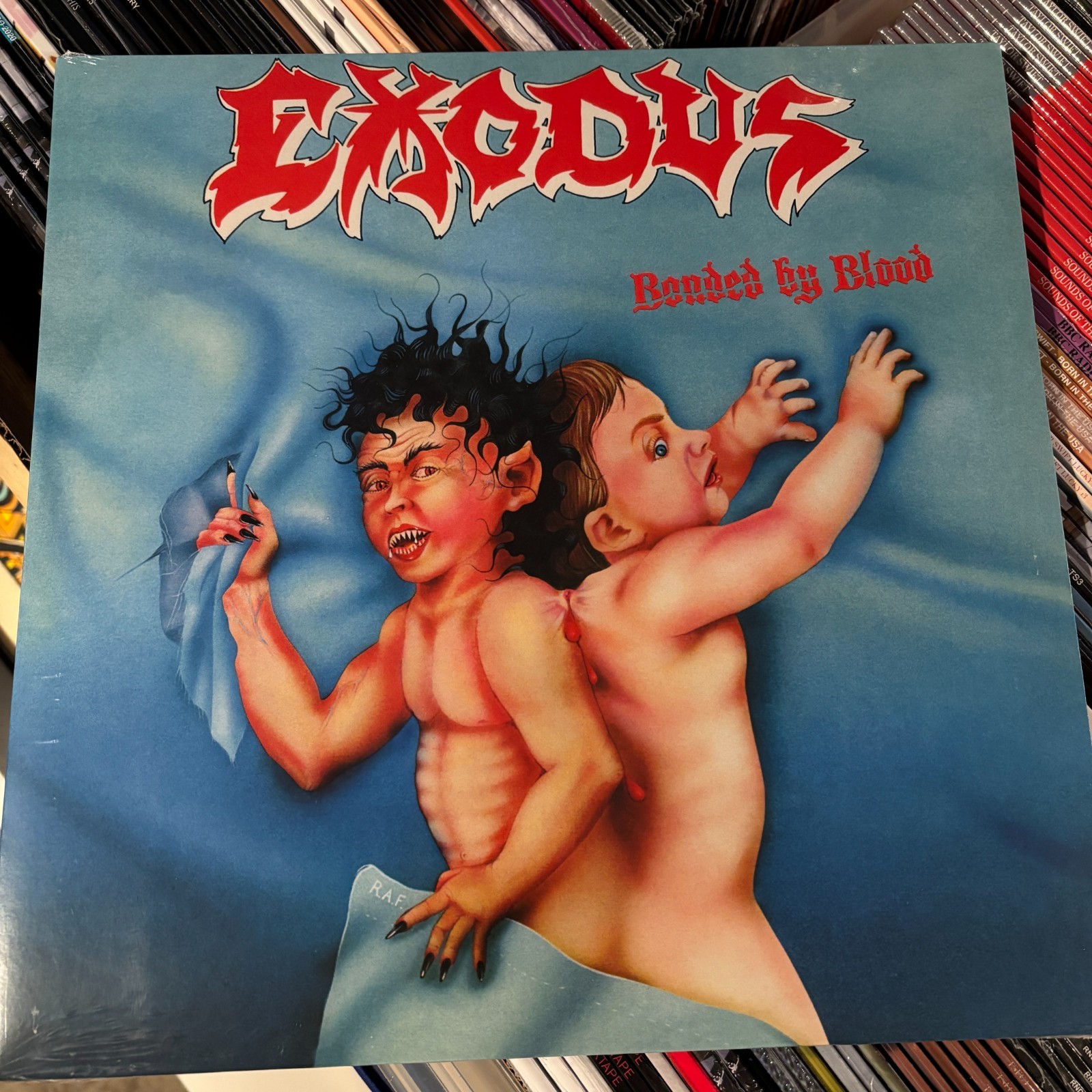 EXODUS Bonded By Blood, 180 GRAM Vinyl LP, NEW ITALIAN IMPORT PRESSING