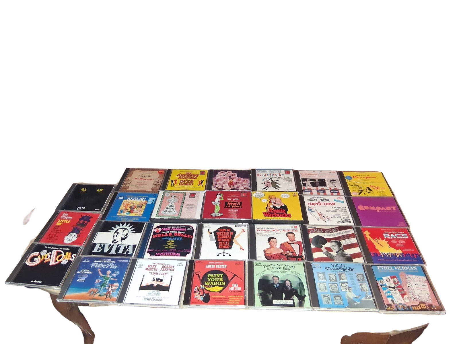 Lot Of 27 Vintage Original Broadway Cast Recordings. Evita, Cats, Peter Pan, 