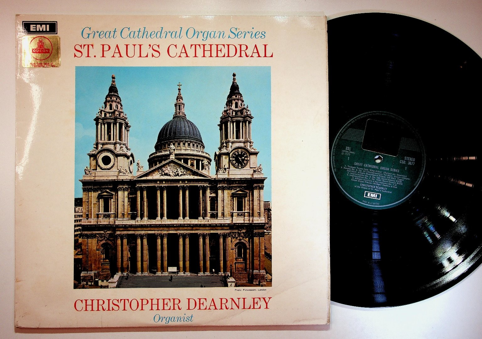 Christopher Dearnley – St. Paul's Cathedral LP Record 1970 EMI Organ Classical