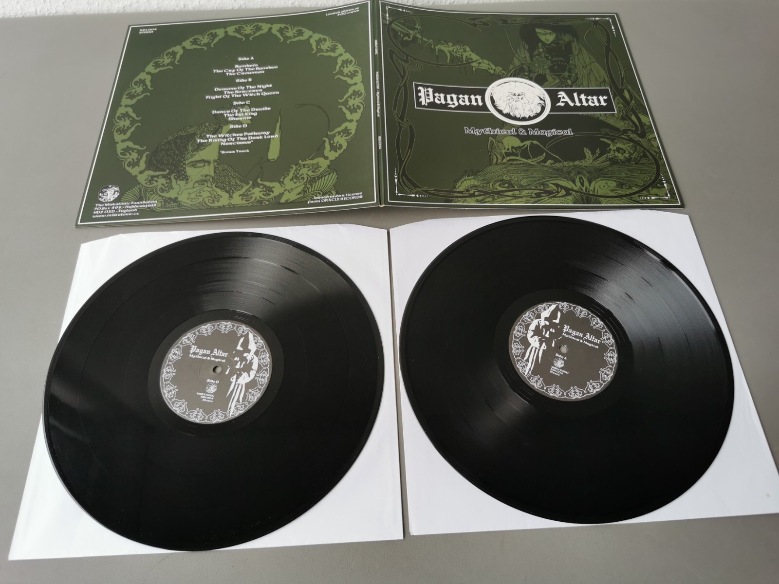 PAGAN ALTAR lim 700 black Vinyl 2LP Mythical & Magical (2008 Miskatonic UK)