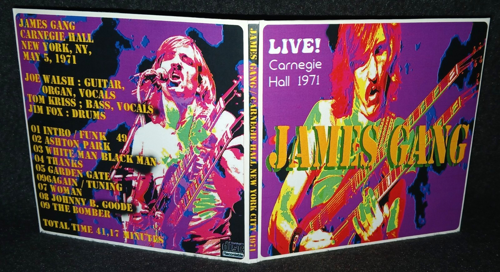James Gang Carnegie Hall 1971 Gate Fold 2CD Package NEW