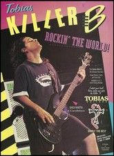 Candlebox Bardi Martin 1995 Tobias Killer B Bass guitar ad 8 x 11 advertisement picture