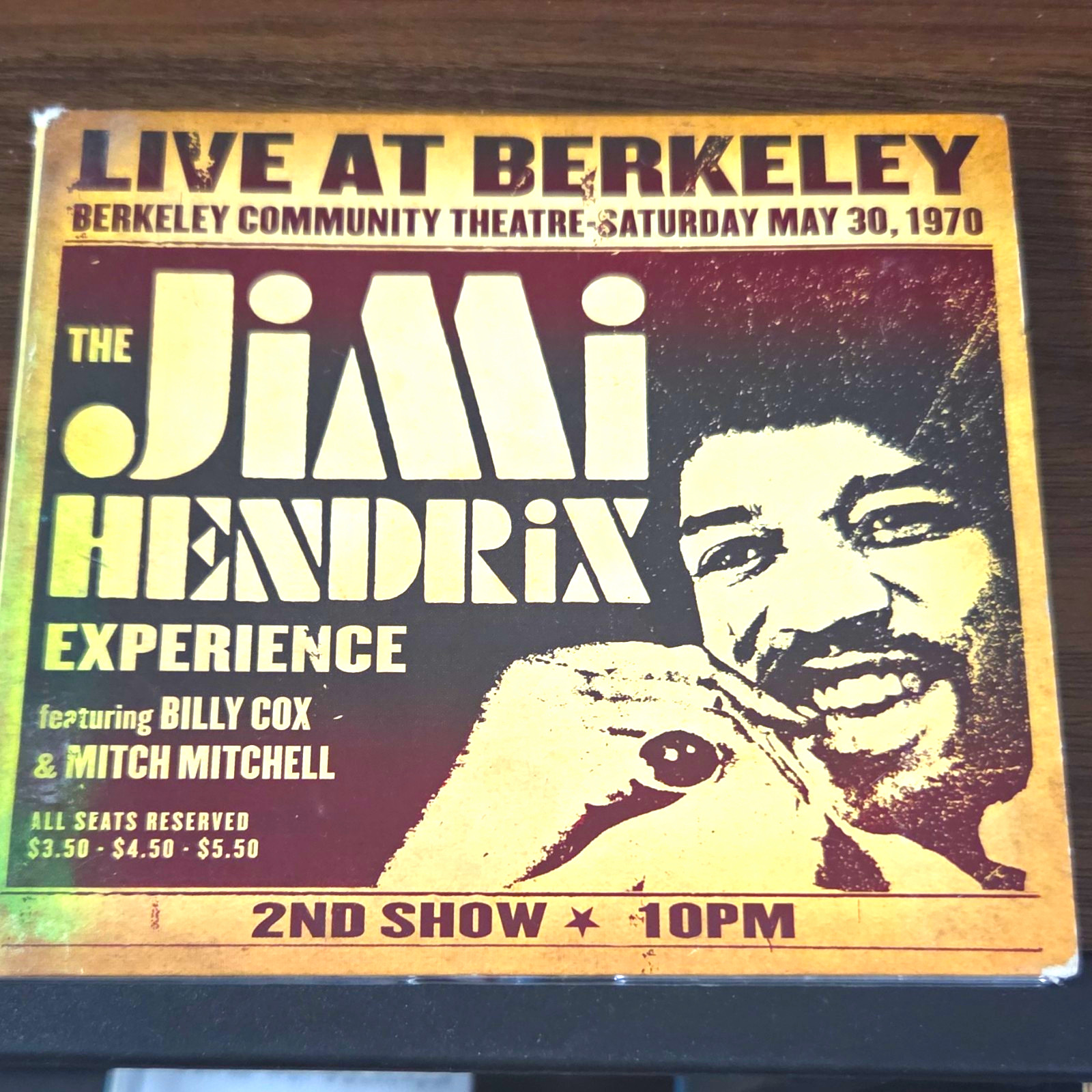 The Jimi Hendrix Experience – Live at Berkeley CD Live Recording 2003