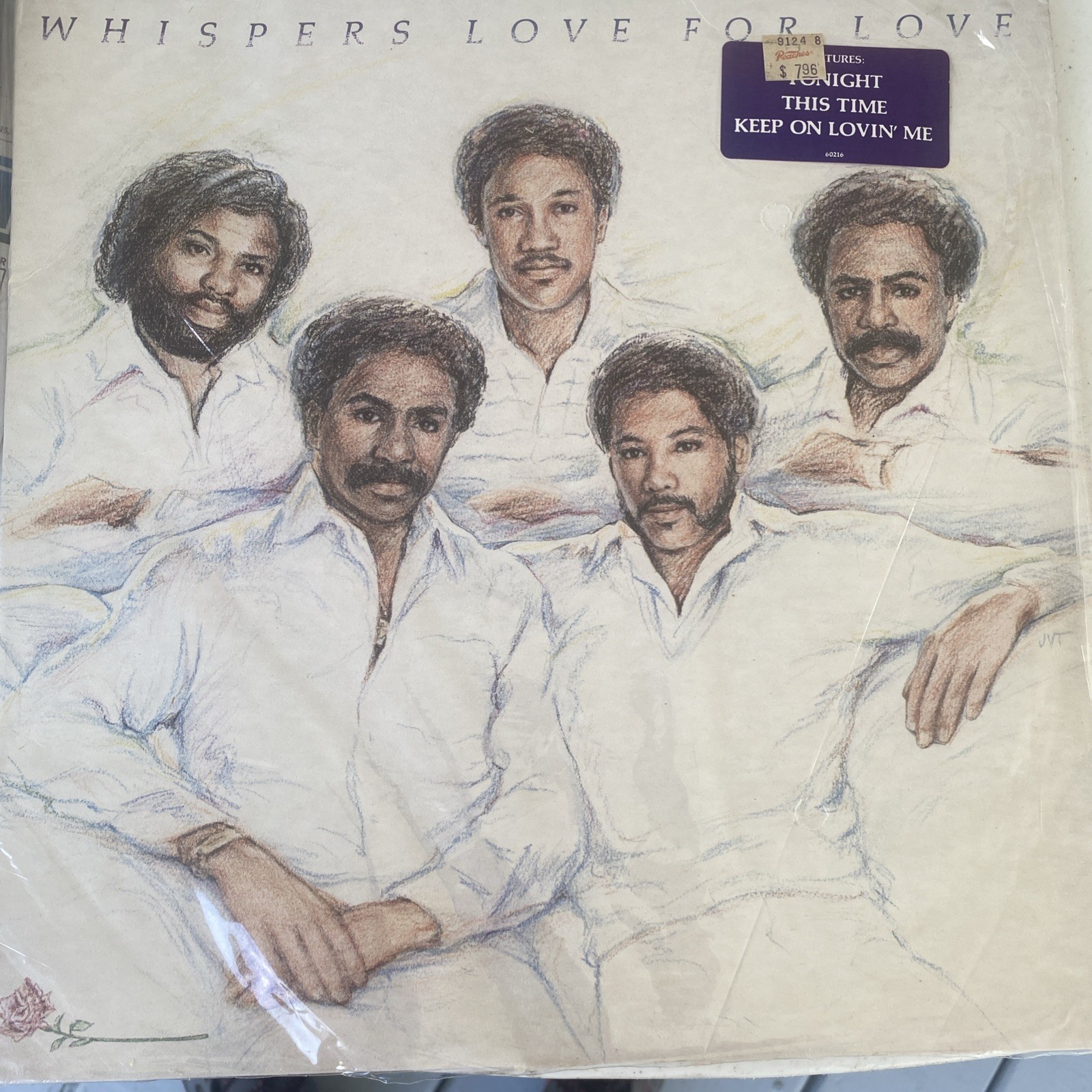 THE WHISPERS, LOVE FOR LOVE, SOLAR 9 60216-1 LP, 1983 