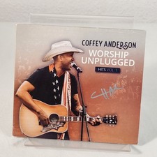 Coffey Anderson - Worship Unplugged Hits Vol 1 (CD Digipak) SIGNED Rare FstShp picture