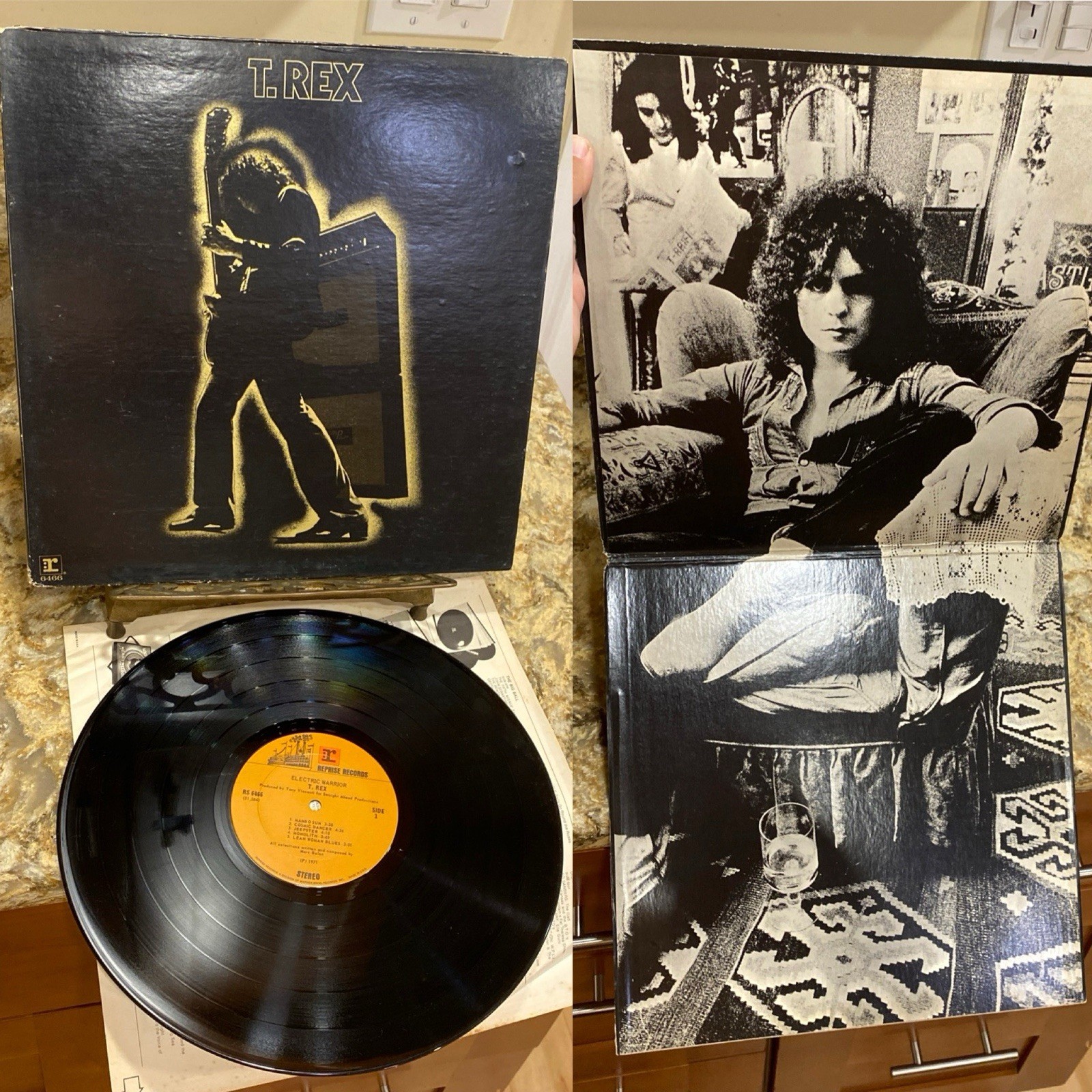 T. Rex Electric Warrior Vinyl 70s Glam Rock RS 6466 Psychedelic Boogie Blues