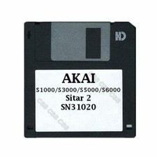 Akai S1000 / S5000 Floppy Disk Sitar 2 SN31020 picture
