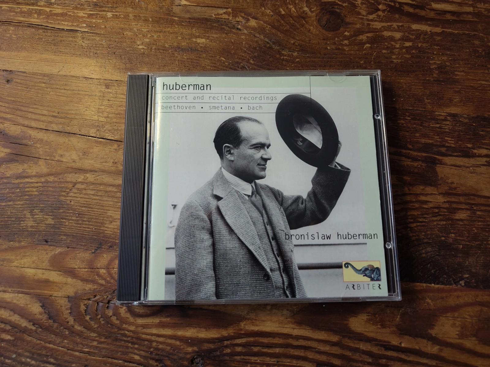 Bronislaw Huberman, Concert & Recital Recordings CD (Arbiter, 1998) Beethoven...