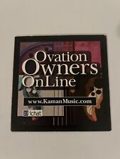 Ovation Owners on Line Koman Number 18 1996 Brain Setzer Finger Style Guitar CD picture